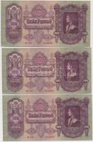 1930. 100P (8x) sorszámkövetők T:I,I-