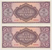 1946. 1.000.000.000P (7x) közte 3+2+2 sorszámkövető T:I,I-