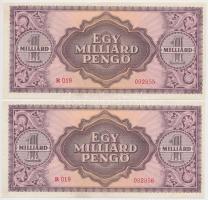 1946. 1.000.000.000P (7x) közte 3+2+2 sorszámkövető T:I,I-