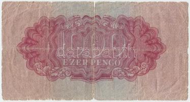 1944. 1000P "A Vörös Hadsereg Parancsnoksága" T:III-,IV