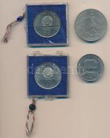 1980. 100Ft Ni "Szovjet-magyar közös űrrepülés" (3x), ebből 2db plombált ÁPV plasztiktokba...