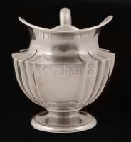 Ezüst trébelt kiöntő, Ag., nettó: 205gr., Klein Mózes., Budapest, mesterjeggyel ill., eredeti matric...