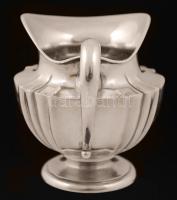 Ezüst trébelt kiöntő, Ag., nettó: 205gr., Klein Mózes., Budapest, mesterjeggyel ill., eredeti matric...