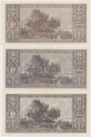 10db inflációs pengő bankjegy, közte 1945. 10.000.000P (2x) sorszámkövető T:I,I-,II