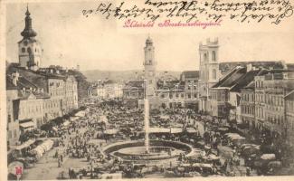 Besztercebánya, Banská Bystrica; piactér / market square (EB)