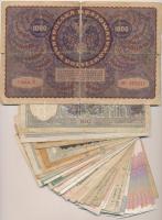 51db-os vegyes külföldi bankjegy tétel, közte Jugoszlávia, Német 3. Birodalom T:I,II,III,III-,IV
51...