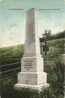 Korotnok, Korytné; honvéd síremlék / military memorial statue (EK)