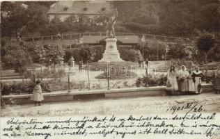 1900 Selmecbánya, Banská Stiavnica; Honvéd szobor / military statue, photo (EB)