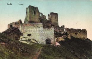 Csejte, Cachtice; Várrom, kiadja Horovitz Adolf / castle ruins