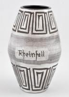 Ziegler Schaffhausen kerámia váza, hibátlan, matricával jelzett, m: 18 cm