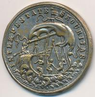 DN "Szent György" ezüstözött Cu érem (23,5mm) T:2- ph