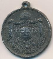 1867. "A Buda-pesti koronázás emlékéül 1867 / Éljen a király, éljen a haza" ón emlékérem f...