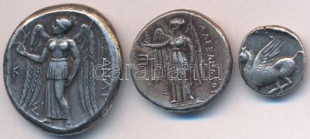 3db klf ókori görög  érme Ag replikája T:2
3pcs of diff ancient Greek Ag replica coins C:XF