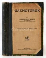 Jalsoviczky Lajos: Gázmótorok. Második jav. és bőv. kiadás. Bp., 1928, Athenaeum. 380 p. 220 szövegközti és egész oldalas ábrával. Korabeli félvászonkötésben, az eredeti címlap felragasztva.