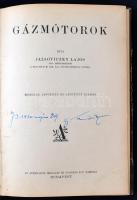 Jalsoviczky Lajos: Gázmótorok. Második jav. és bőv. kiadás. Bp., 1928, Athenaeum. 380 p. 220 szövegk...
