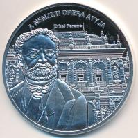 DN "Nemzetünk nagyjai - Erkel Ferenc" Ag emlékérem tanúsítvánnyal (15g/0.333/35mm) T:PP