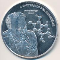 DN "Nemzetünk nagyjai - Szent-Györgyi Albert" Ag emlékérem tanúsítvánnyal (10,37g/0.999/35mm) T:PP fo.
