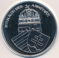 DN "Nemzetünk nagyjai - Szent-Györgyi Albert" Ag emlékérem tanúsítvánnyal (10,37g/0.999/35...