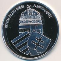 DN "Nemzetünk nagyjai - I. Lajos" Ag emlékérem tanúsítvánnyal (10,37g/0.999/35mm) T:PP