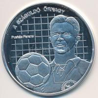 DN "Nemzetünk nagyjai - Puskás Ferenc" Ag emlékérem tanúsítvánnyal (10,37g/0.999/35mm) T:PP kis felületi karc