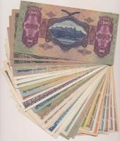34db-os vegyes pengő bankjegy tétel T:I-,II,III