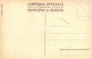 1915 Municipio di Genova Inaugurazione del Monumento ai Mille. G. Ricordi & C. / Advertisment po...