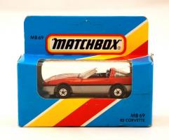 Matchbox MB 62 Corvette 1981  Made in Macau. Hibátlan autó, eredeti dobozában, h:7 cm