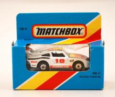 Matchbox MB 41 Racing Porsche, 1983  Made in Macau. Hibátlan autó, eredeti dobozában, h:7 cm