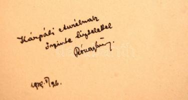 Rónay György: Modern francia lira. Eckhardt Sándor ajánlásával. Bp., 1939, Vigilia. 139 p. Kiadói pa...