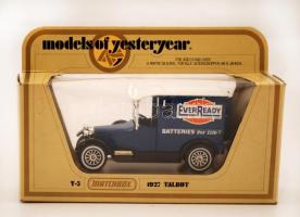 Matchbox models of yesterday, Y-5 1927 Talbot, Made in England. Hibátlan autó, eredeti dobozában, h:9 cm