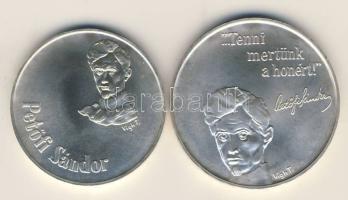 1973. 50Ft Ag + 100Ft Ag "Petőfi Sándor" pár T:BU