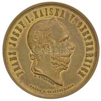 Ausztria 1873. Bécsi világkiállítás aranyozott Br emlékérem J. CHRISTLBAUER gyártói jelzéssel. FRANZ JOSEF I. KAISER V. OESTERREICH / WELTAUSSTELLUNG PALLAST 1873. Szign.: H. STROBEL T:2 aranyozás lekopott Austria 1873. World exhibition of Vienna gilt Br commemorative medallion with makers mark J. CHRISTLBAUER. FRANZ JOSEF I. KAISER V. OESTERREICH / WELTAUSSTELLUNG PALLAST 1873. Sign.: H. STROBEL C:XF gilding worn