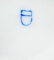 Virágmintás aranyozott porcelán csészék(3 db), 1 db üveg csésze, 4 db porcelán csészealj, kopásnyomo...