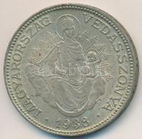 1938. 2P Ag "Madonna" T:2  Adamo P7