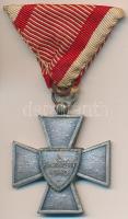 1940. "Nemzetvédelmi Kereszt / A Hazáért" kitüntetés nem saját mellszalaggal T:2- ph.
Hun...