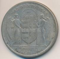 1930. 5P Ag "Horthy jobbra" T:3 
Adamo P8