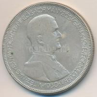 1930. 5P Ag "Horthy jobbra" T:3,2- Adamo P8