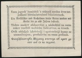 1849. 30kr "Kossuth bankó" T:II-