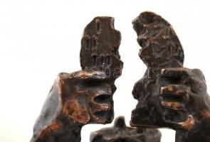 Kerényi Jenő (1908-1975): Mózes. 1972. Öntött, patinázott bronz, művész példány,  jelzett, m:48 cm