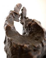 Kerényi Jenő (1908-1975): Mózes. 1972. Öntött, patinázott bronz, művész példány,  jelzett, m:48 cm