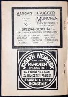 1909 Festett nappali c. kiállítás katalógusa kb 60 oldal, sok reklámmal