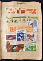 Egy berakónyi vegyes külföldi gyufacímke rendező