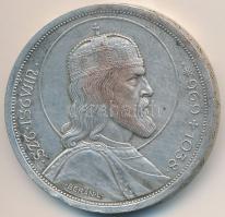 1938. 5P Ag "Szent István" T:2- ph., patina Adamo P8.1