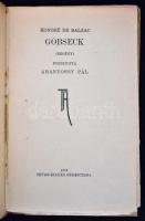 Honoré de Balzac: Gobseck. Ford. Aranyossy Pál. Békéscsaba,1919, Tevan. 94 p. Kiadói fametszetes pap...