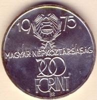 1975. 200Ft Ag "Felszabadulás" T:BU