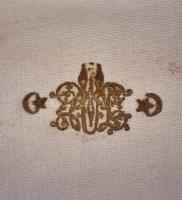 cca 1900 Mandzsetta- és gallérgomb készlet tenyésztett gyönggyel eredeti dobozban