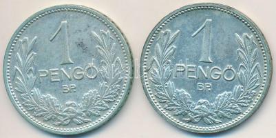 1926-1927. 1P Ag (2x) T:2 patina