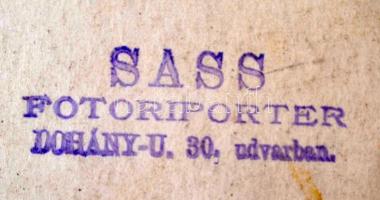 Balett előadás 2 db jelzett Sass fotó 18x24 cm