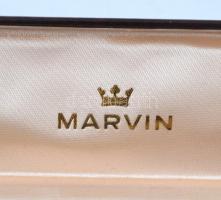 cca 1960 Marvin mechanikus karóra, hibátlan állapotban, eredeti tokkal, szíjjal, működőképesen / Mar...