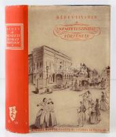 Rédey Tivadar: A Nemzeti Színház története. Az első félszázad. Bp., 1937, Királyi Magyar Egyetemi Nyomda. Kiadói aranyozott egészvászon kötésben, borítóval, kifejezetten szép állapotban.